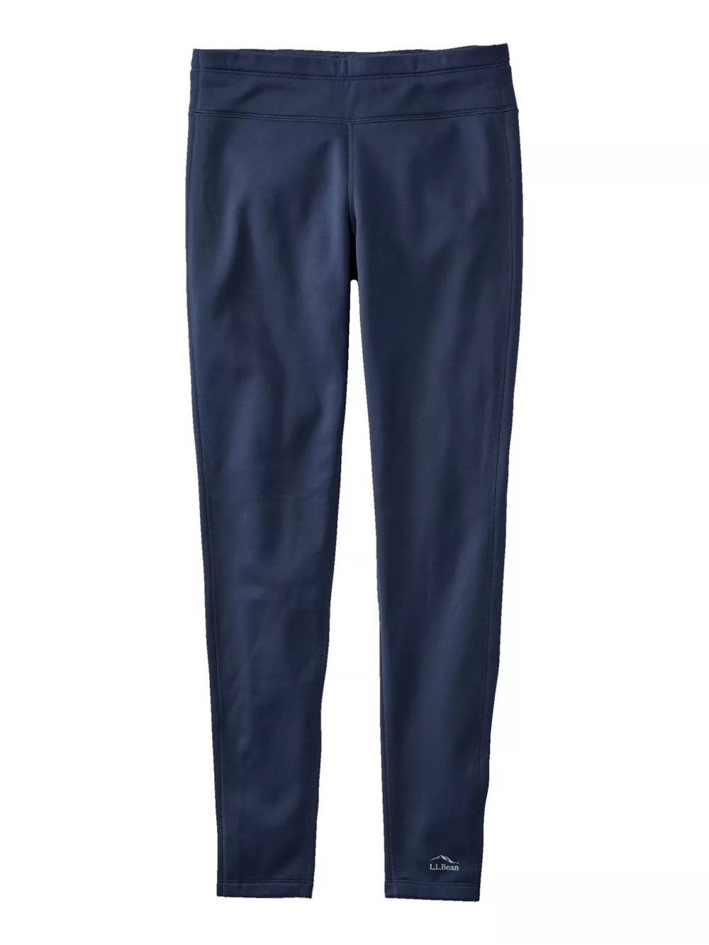 L.L.Bean Navy Fleece-Lined Leggings